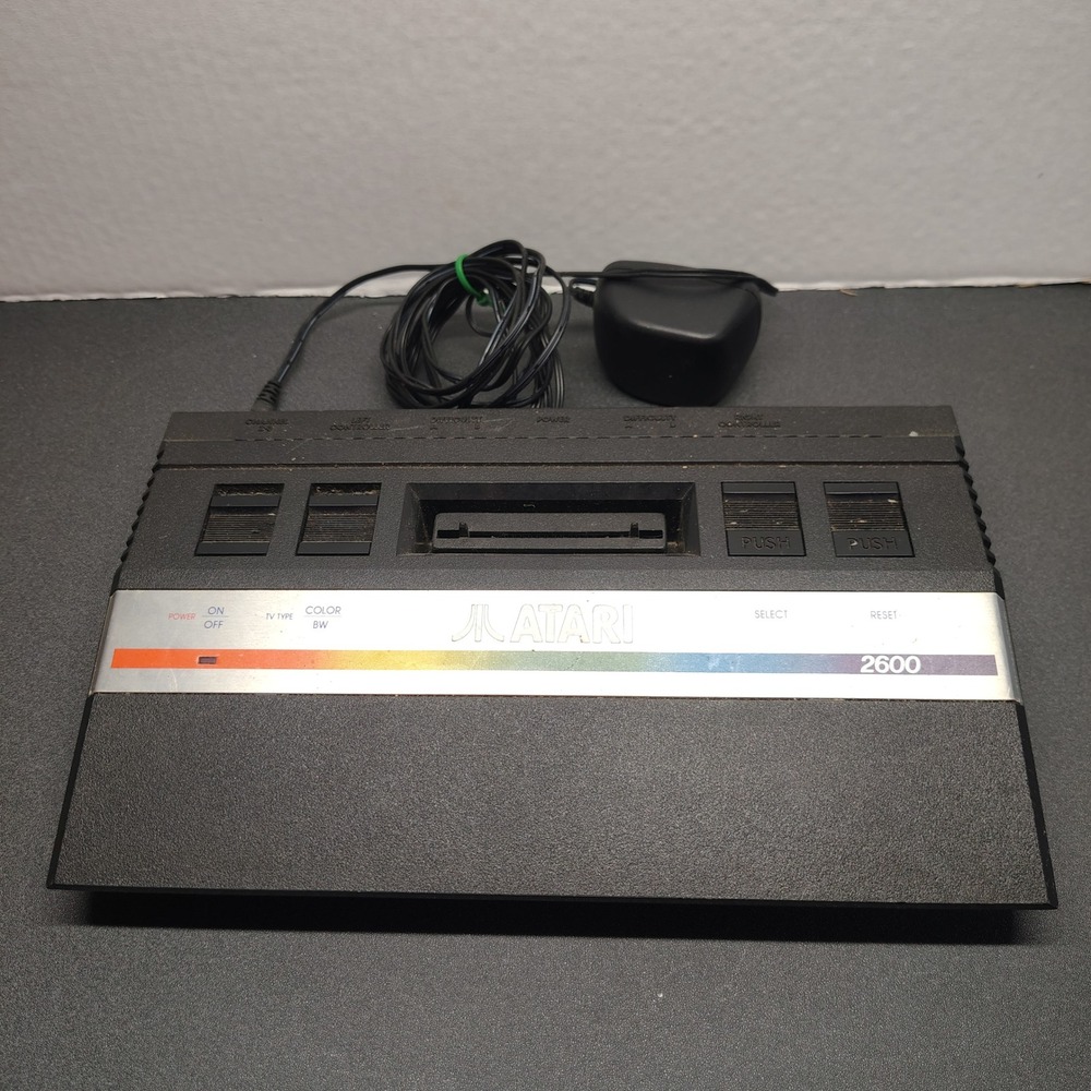 Atari 2600 Jr Video Game Console Black Vintage Retro Gaming System